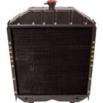 Radiatore In Rame Trattore Landini, Massey Ferguson Serie 30-Riferimento Originale 3666234M91-A 5 File-470mm x 660mm x 110 mm