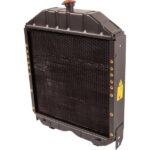 Radiatore In Rame Trattore Landini, Massey Ferguson Serie 30-Riferimento Originale 3666234M91-A 5 File-470mm x 660mm x 110 mm