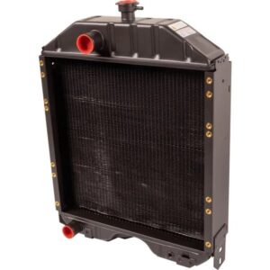 Radiatore In Rame Trattore Landini, Massey Ferguson Serie 30-Riferimento Originale 3666234M91-A 5 File-470mm x 660mm x 110 mm