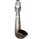 Marmitta Trattore Fiat Ø 60 mm Altezza 1120 mm – Silenziatore con Flangia 4 Fori Interasse 70 mm AD8, FL10, 80C, 90C, Riferimento 4981139