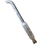 Marmitta Trattore Fiat Ø 60 mm Altezza 1120 mm – Silenziatore con Flangia 4 Fori Interasse 70 mm AD8, FL10, 80C, 90C, Riferimento 4981139