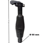 Marmitta Silenziatore Trattore Fiat 60C, 70C, 80C, Ø 60 mm, Lunghezza 570 mm, Riferimento 554317, Parapioggia