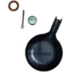 Parapioggia Marmitta Trattore Fiat 450, 540, 640, 455C, 505C, 605C, Riferimento 5011654, Ø 46 mm a 50 mm, Coperchio