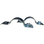 Fascetta-Collare Marmitta Trattore Fiat Serie Oro 46, 56, 65, 66, 70, 75, 80, 85, 86, 90, Riferimento 5116793-Ø46-49