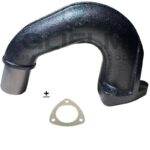 Collettore Scarico Marmitta Trattore Fiat Serie 46, 56, 66, 76, 86, 88, 93, 94, Riferimento 5164163, Curvato a U, Gomito