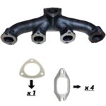 Collettore Scarico Trattore Fiat Serie Oro, 46,  65, 66, 76, 85, 86, 550, 640, 555C, 605C, Riferimento 4606570