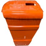 Cofano Radiatore Trattore Fiat Serie Oro 450, 500, 540, 640, 650, 750, 505C, 605C, Riferimento 599112, 4953308, 700 mm x 600 mm