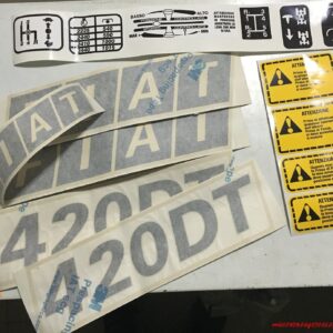 Serie Decacolmania-Adesivi Per Trattore Fiat 420 DT