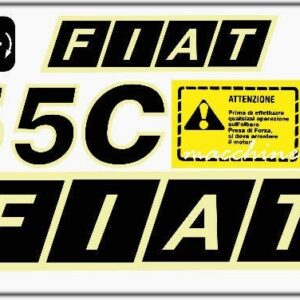Serie Decalcomania-Adesivi Per Trattore Fiat 355C