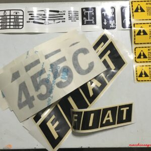 Serie Decalcomania-Adesivi Per Trattore Fiat 455C