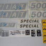 Serie Decalcomania-Adesivi Per Trattore Fiat 500 Special