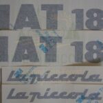 Serie Decalcomania-Adesivi Per Trattore Fiat 18R La Piccola