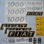 Serie Decalcomania-Adesivi Per Trattore Fiat 1000 Super