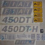 Serie Decalcomania-Adesivi Per Trattore Fiat 450 DTH