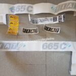 Serie Decalcomania-Adesivi Per Trattore Fiat 665 C