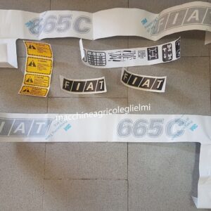 Serie Decalcomania-Adesivi Per Trattore Fiat 665 C