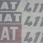 Serie Decalcomania-Adesivi Per Trattore Fiat 411 C