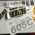 Serie Decalcomania-Adesivi Per Trattore Fiat 605 C