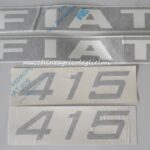 Serie Decalcomania-Adesivi Per Trattore Fiat 415