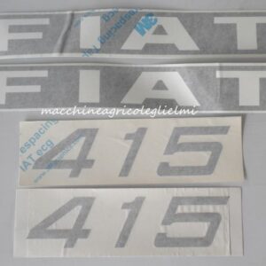 Serie Decalcomania-Adesivi Per Trattore Fiat 415