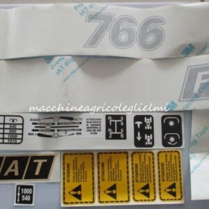 Serie Decalcomania-Adesivi Per Trattore Fiat 766