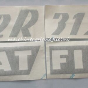 Serie Decalcomania-Adesivi Per Trattore Fiat 312 R