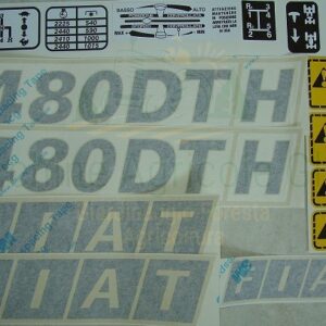 Serie Decalcomania-Adesivi Per Trattore Fiat 480 DTH
