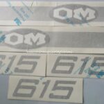 Serie Decalcomania-Adesivi Per Trattore OM 615
