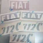 Serie Decalcomania-Adesivi Per Trattore Fiat 312 C