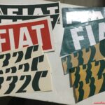 Serie Decalcomania-Adesivi Per trattore Fiat 332 C