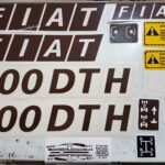 Serie Decalcomania-Adesivi Per Trattore Fiat 800 DTH
