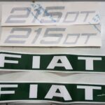 Serie Decalcomania-Adesivi Per Trattore Fiat 215 DT
