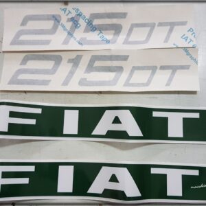 Serie Decalcomania-Adesivi Per Trattore Fiat 215 DT