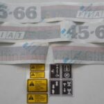 Serie Decalcomania-Adesivi Per Trattore Fiat 45-66