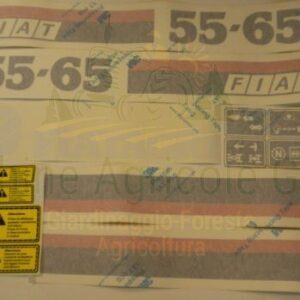 Serie Decalcomania-Adesivi Per Trattore Fiat 55-65