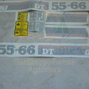 Serie Decalcomania-Adesivi Per Trattore Fiat 55-66 DT