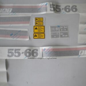 Serie Decalcomania-Adesivi Per Trattore Fiat 55-66
