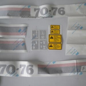 Serie Decalcomania-Adesivi Per Trattore Fiat 70-76
