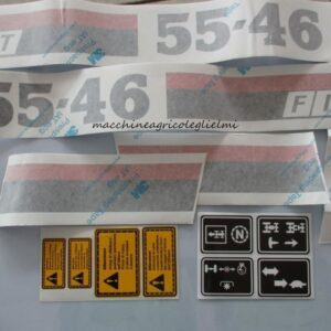 Serie Decalcomania-Adesivi Per Trattore Fiat 55-46