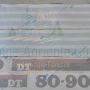Serie Decalcomania-Adesivi Per Trattore Fiat 80-90 DT