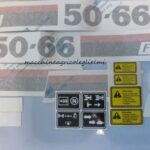 Serie Decalcomania-Adesivi Per Trattore Fiat 50-66