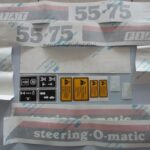 Serie Decalcomania-Adesivi Per Trattore Fiat 55-75 Steering O Matic
