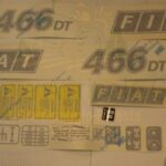 Serie Decalcomania-Adesivi Per Trattore Fiat 466 DT