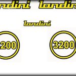 Serie Decalcomania-Adesivi Per Trattore Landini 3200