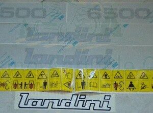 Serie Decalcomania-Adesivi Per Trattore Landini 6500