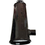 Marmitta Trattore Fiat Ford Ø 42 mm Scarico Laterale Basso Lunghezza 520 mm – Silenziatore Serie 65, 66, 75, 76, 85, 86, Riferimento 44905942