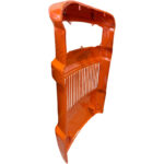 Calandra Trattore Fiat Serie Oro Completa Lamiera Arancio + Mascherina Nylon – Ricambio Rinforzato Alta Resistenza 400, 450, 500, 600, 505C, 605C, Riferimento 4950401
