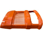 Calandra Trattore Fiat Serie Oro Completa Lamiera Arancio + Mascherina Nylon – Ricambio Rinforzato Alta Resistenza 400, 450, 500, 600, 505C, 605C, Riferimento 4950401