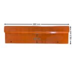 Fianchetto Cofano Destro Trattore Fiat 555C, 640, 605C, Riferimento 4950907, 660 mm x 182.5 mm