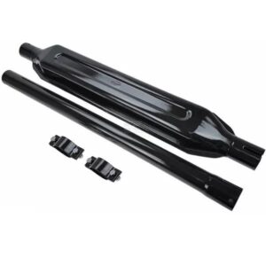 Kit Marmitta-Silenziatore Trattore Fiat Serie 66, 80, 90-Prolunga Dritta-2 Collari-Ø46mm-Riferimento Originale 5157240